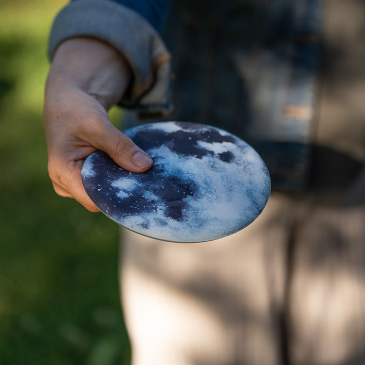 Pehmeä frisbee valoilla